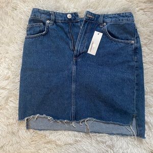Denim mini skirt
